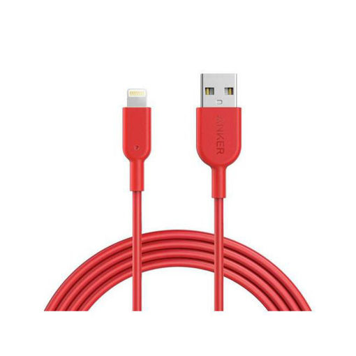 Picture of Anker power line  lightning 1.8  cm red